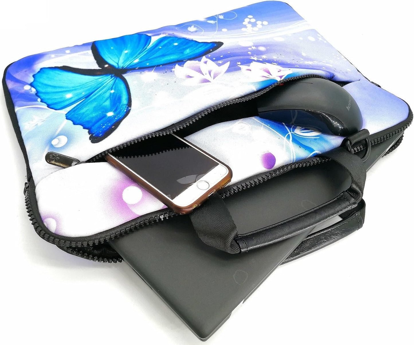 13" Laptop Shoulder Bag Sleeve Holder,11.6" 12" 13.3 Inch Computer Tablet Canvas Handbag Case Notebook Messenger Briefcase
