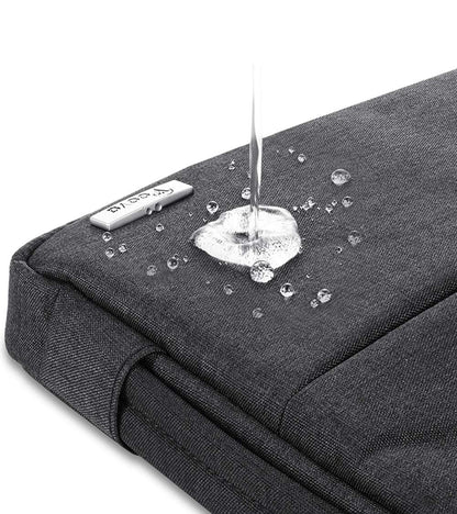 Laptop Sleeve Carrying Case 13 13.6 Inch for Macbook Air 13 M3/M2/M1 2020-2024, Macbook Pro 13 2016-2024, Ipad Pro 12.9, Waterproof Slim Computer Cover Bag with Handle, Black